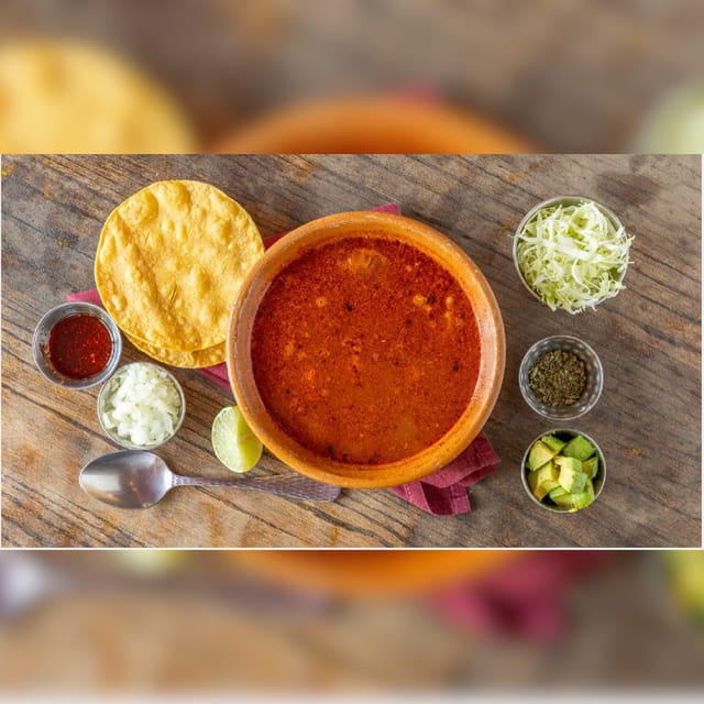 Pozole Rojo.