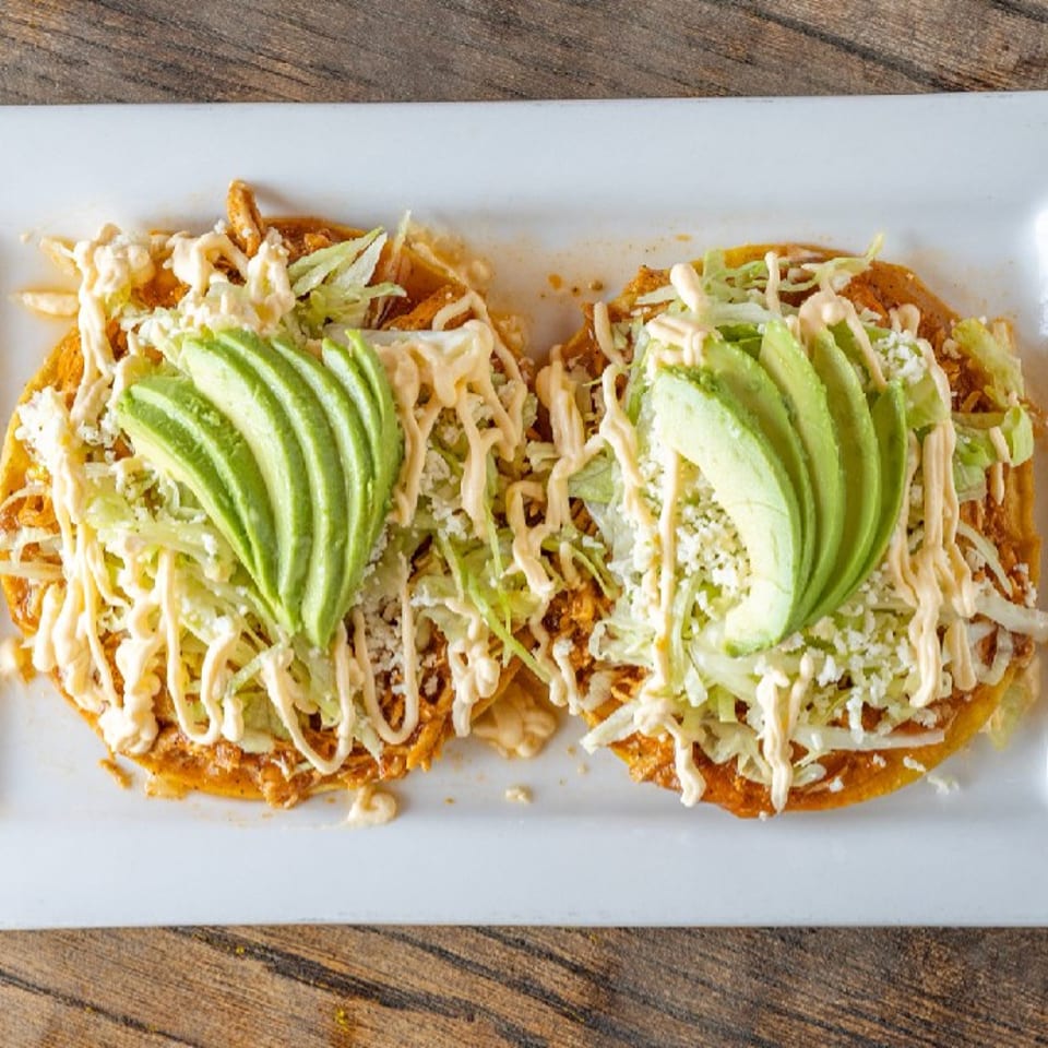 Delicious Tostadas de Tinga